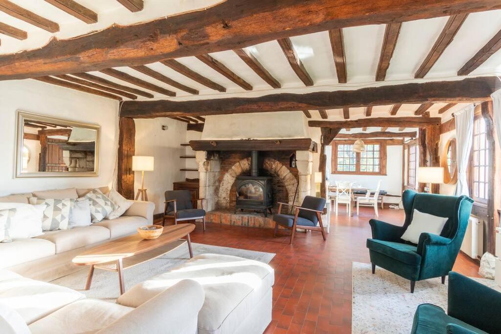 Dream 6-Bedroom Villa With Private Tennis Court Le Tilleul Esterno foto